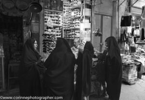 Ladies shopping in Shiraz