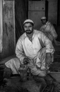 Working man in Oman